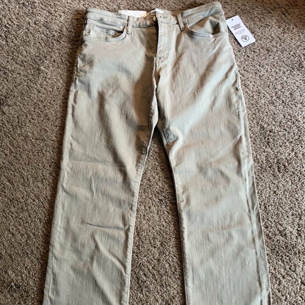 GDW Men's Roam Relaxed Straight Tan Pants 32x30